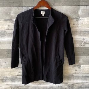 J.CREW CARDIGAN BLACK WOMEN’S XXS